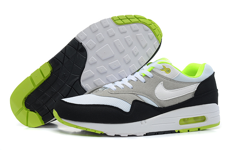 Nike Air Max 87 Chaussures Hommes Blanc Gris Noir